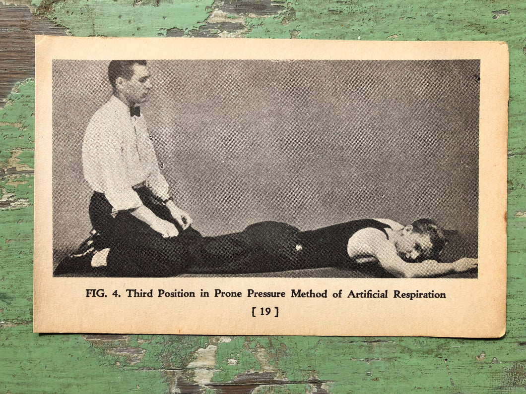Fig. 4, Print from A Handy Guide to First Aid. by James Carlton Zwetsch