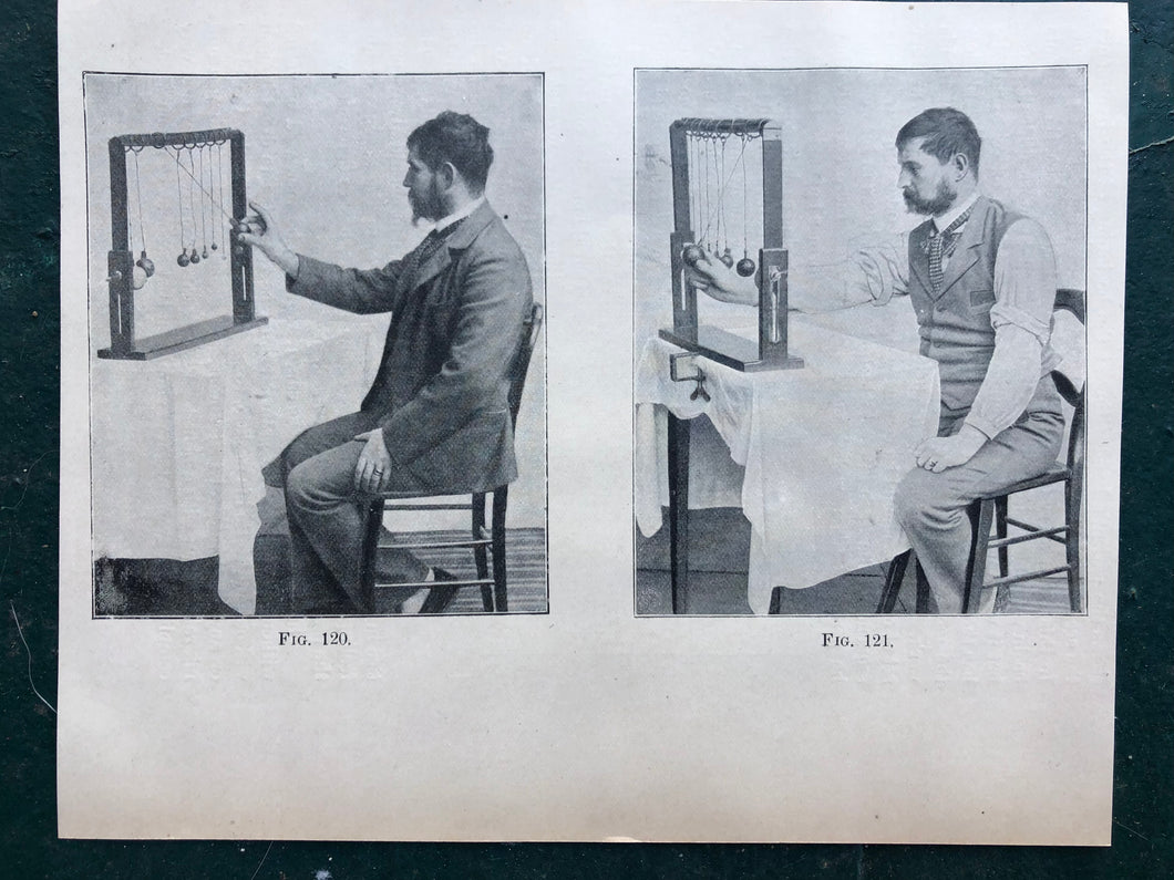 Figs. 120 and 121. Print from “The Treatment of Tabetic Ataxia by Means of Systematic Exercise” by Dr. H. S. Frenkel