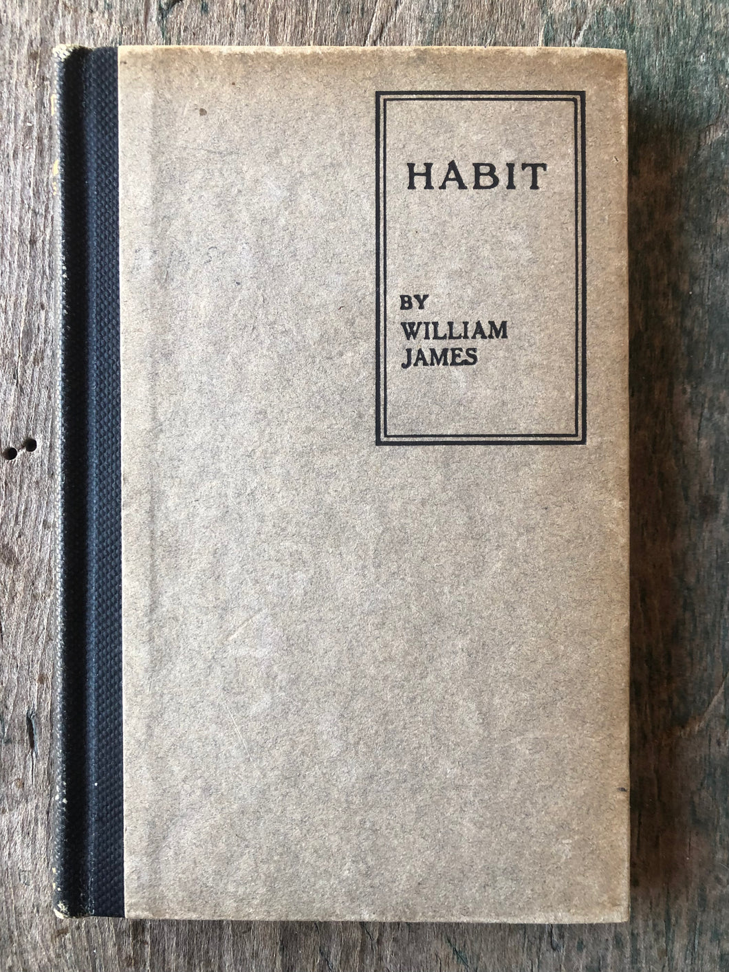 Habit. by William James