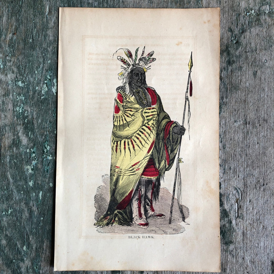 Hand-Colored Plate from The Indian Races of North and South America by Charles De Wolf Brownell