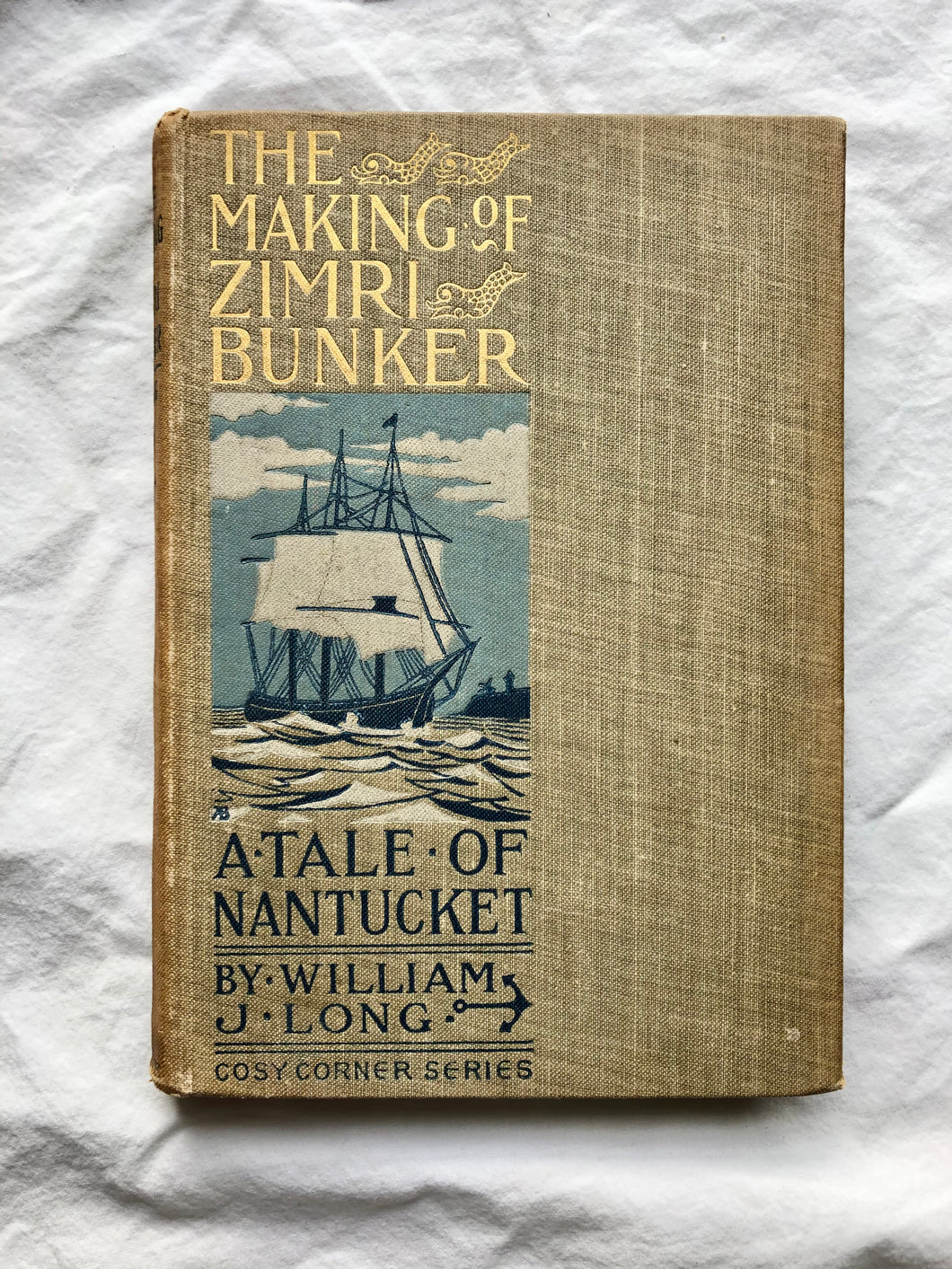 “The Making of Zimri Bunker: A Story of Nantucket in the Early Days” by William J. Long and illustrated by B. Rosenmeyer