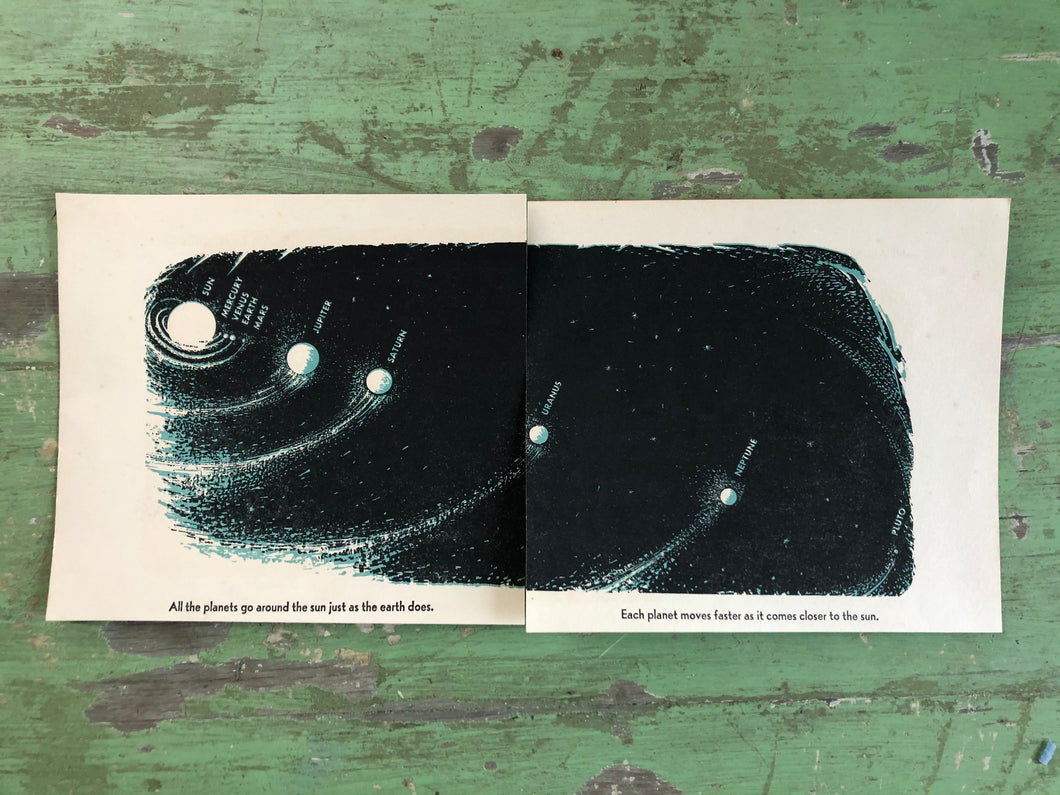 Print from “All About the Stars” by Anne Terry White and Illustrated by Martin Bileck