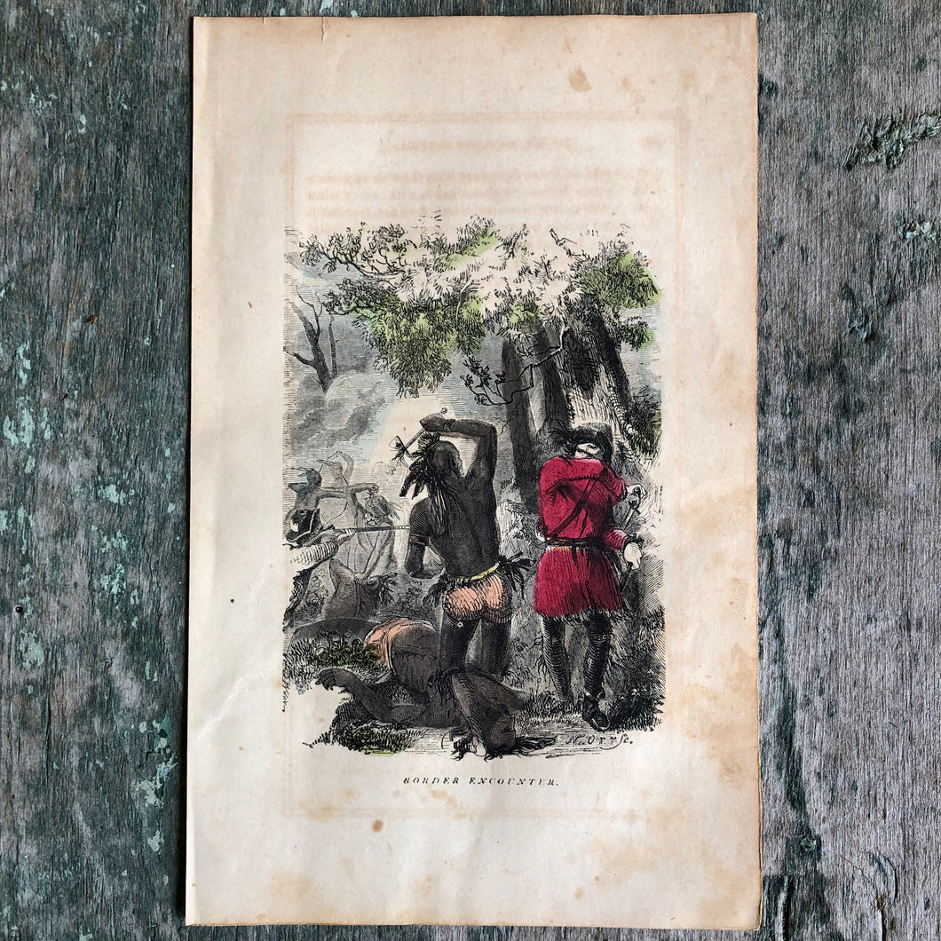 Hand-Colored Plate from The Indian Races of North and South America by Charles De Wolf Brownell