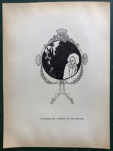 Load image into Gallery viewer, Double-sided Print: &quot;Headpiece: Pierrot with the Hour-Glass&quot; and &quot;Tailpiece to &#39;Pierrot of the Minute&#39;&quot; by Aubrey Beardsley

