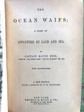 Load image into Gallery viewer, The Ocean Waifs; a Story of Adventure on Land and Sea by Captain Mayne Reid
