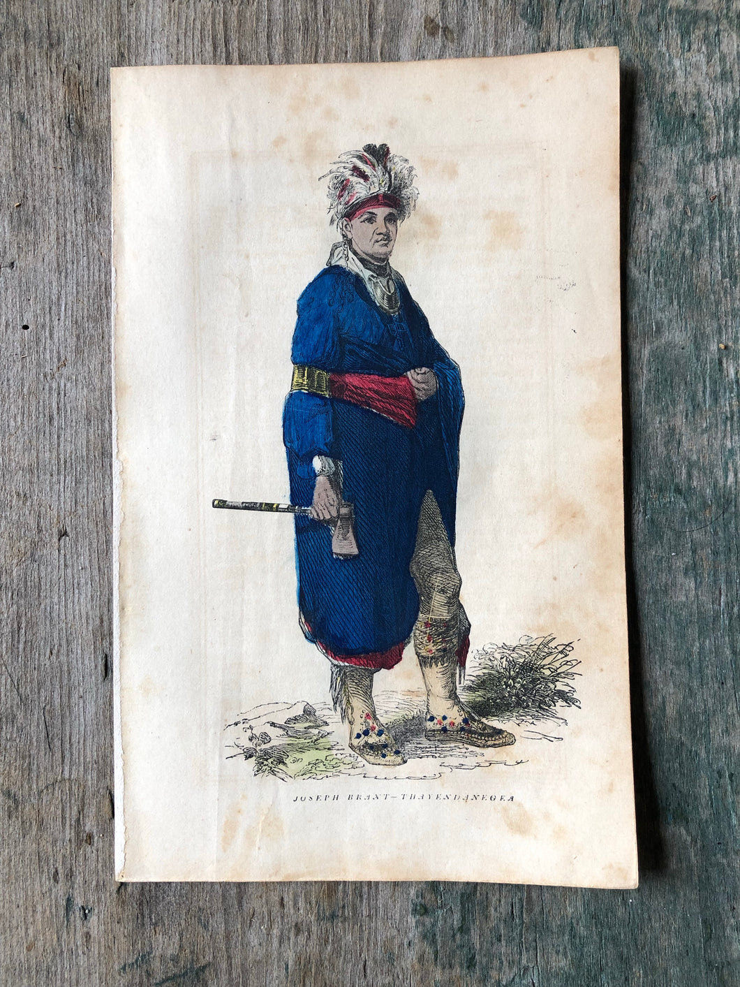 Hand-Colored Plate from The Indian Races of North and South America by Charles De Wolf Brownell