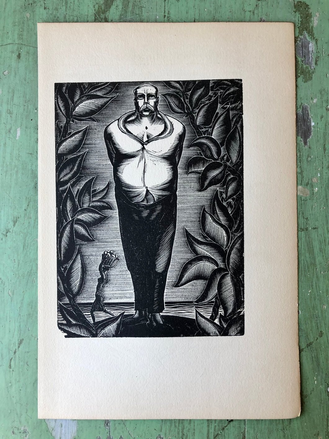 Woodcut Print by Lynd Ward from “Hot Countries” by Alec Waugh