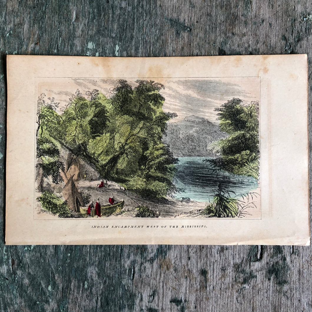 Hand-Colored Plate from The Indian Races of North and South America by Charles De Wolf Brownell