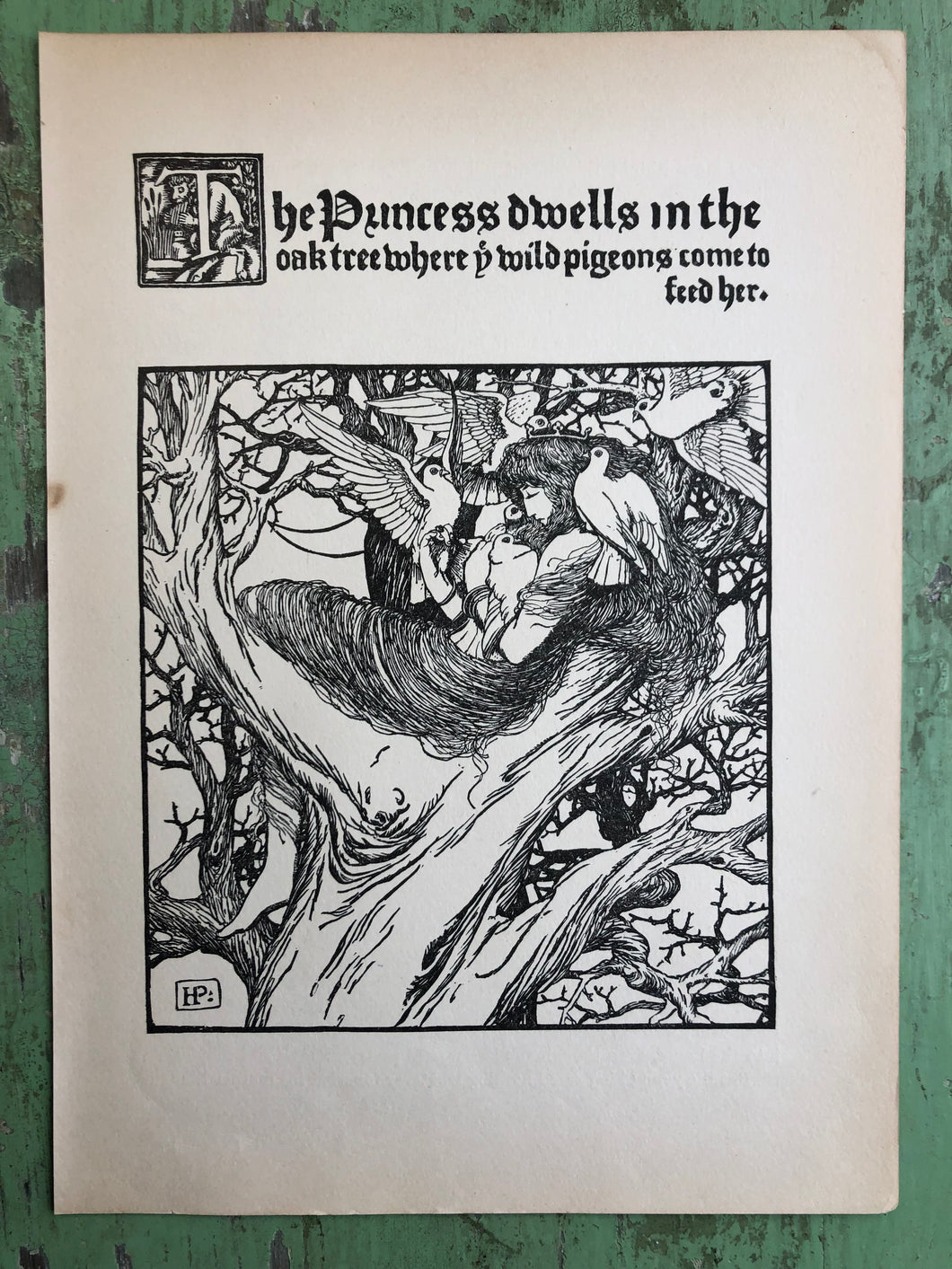 Print from The Wonder Clock by Howard Pyle