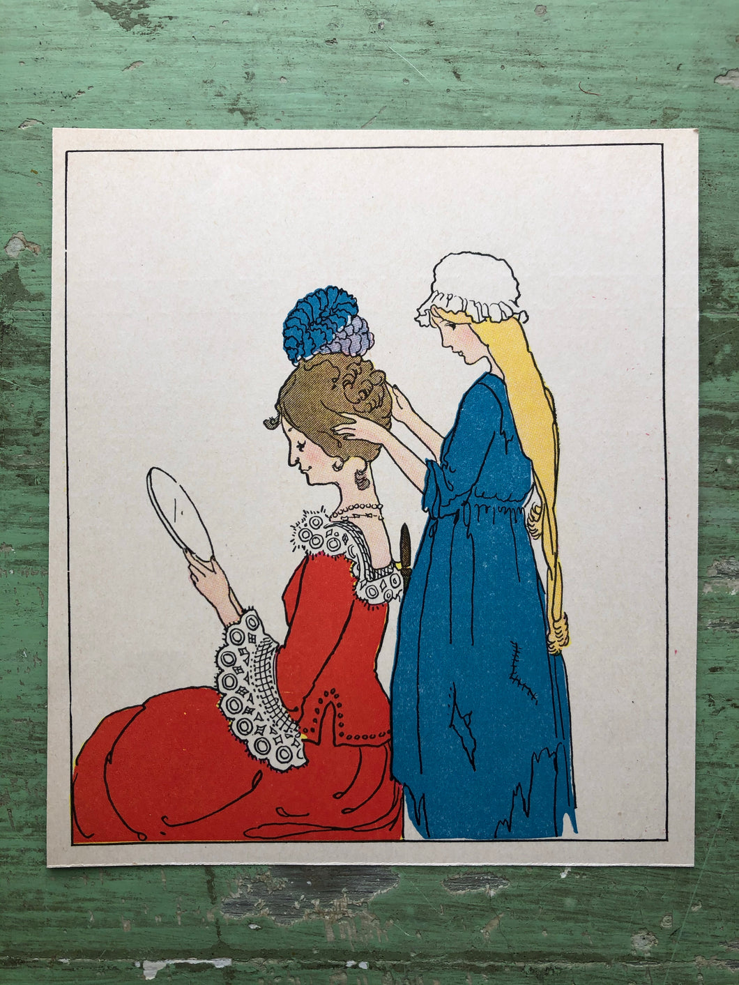 Print illustrated by Margaret Evans Price from “Once Upon a Time: A Book of Old-Time Fairy Tales”