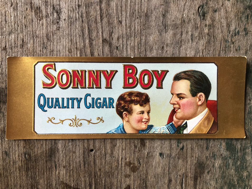 Sonny Boy Quality Cigar Label