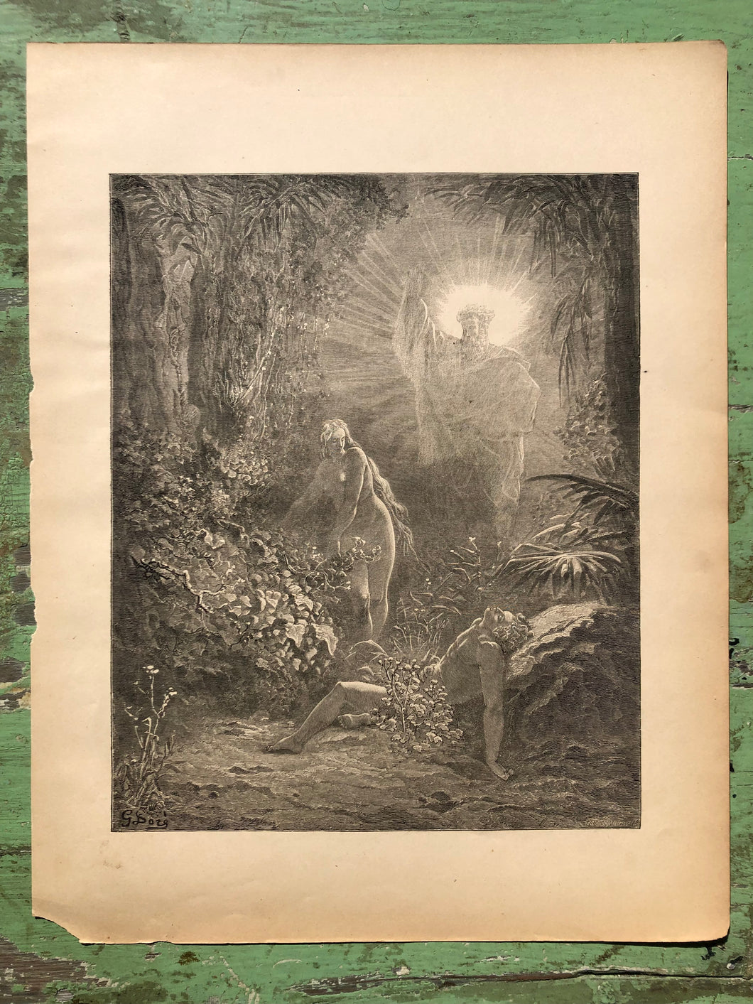 Creation of Eve. From The Dore Bible Gallery by Gustave Dore