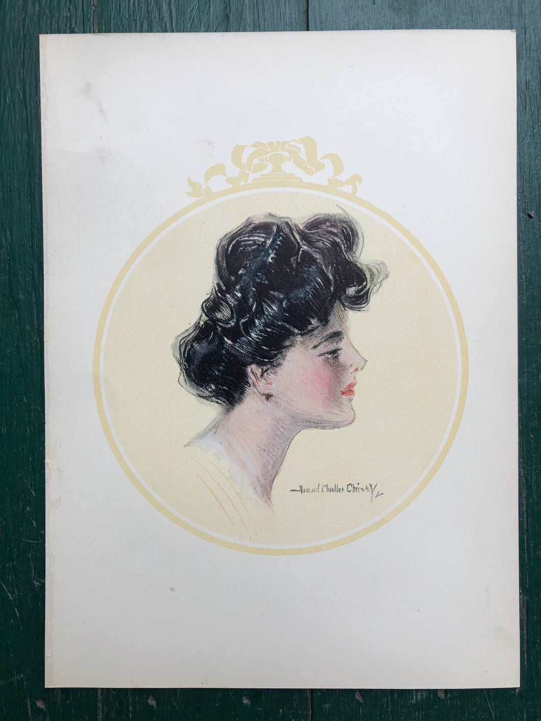 Print from “The Christy Girl” drawn by Howard Chandler Christy