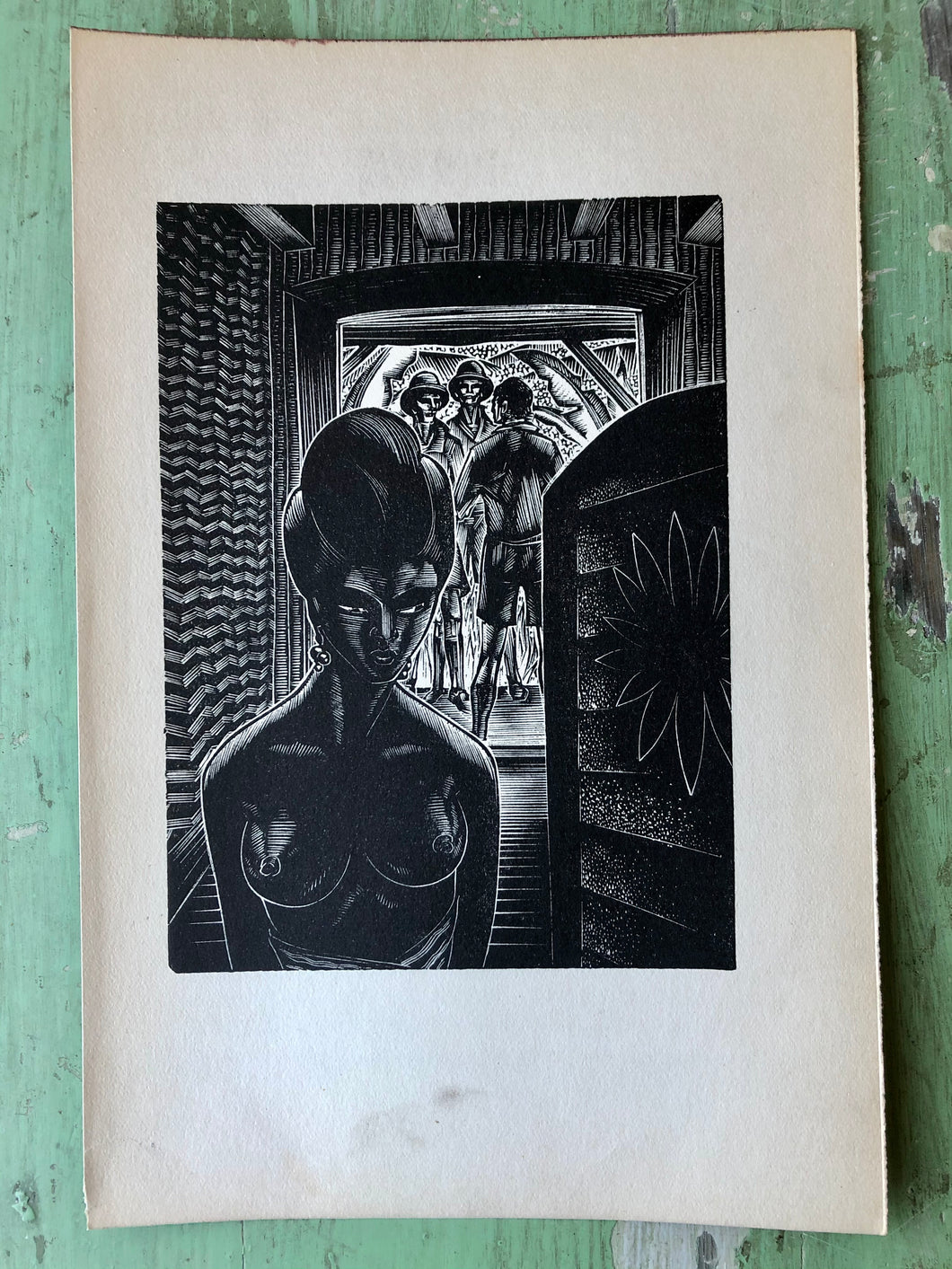 Woodcut Print by Lynd Ward from “Hot Countries” by Alec Waugh
