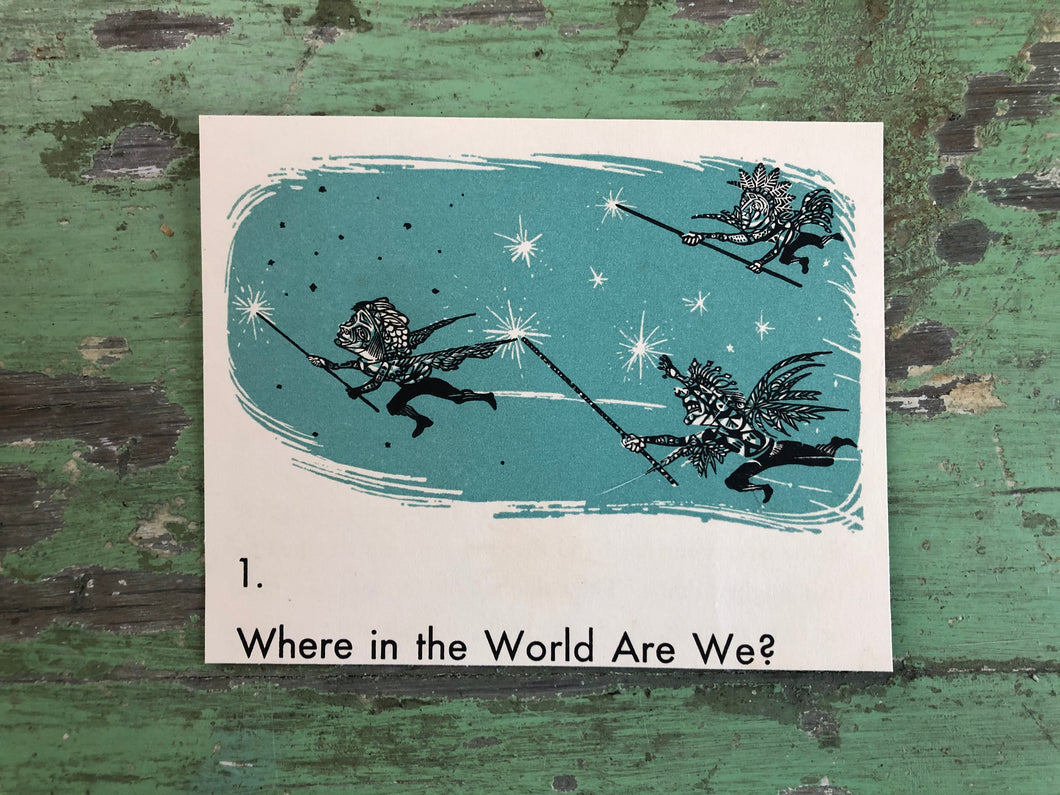 Print from “All About the Stars” by Anne Terry White and Illustrated by Martin Bileck