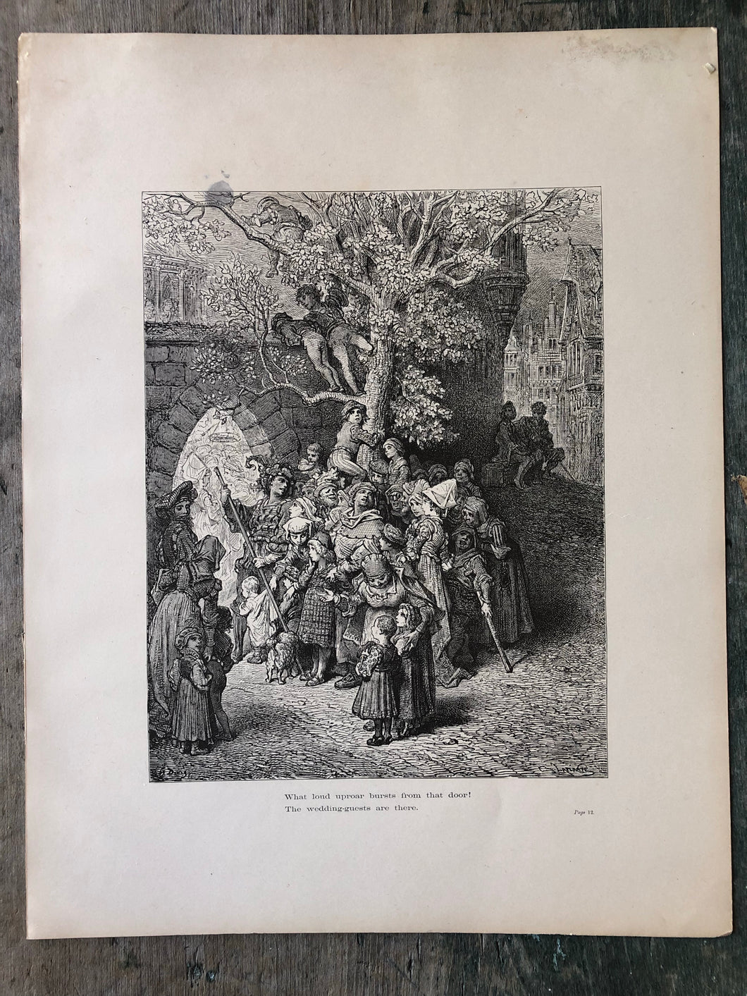 Gustave Dore Print from the Rime of the Ancient Mariner by Samuel Taylor Coleridge