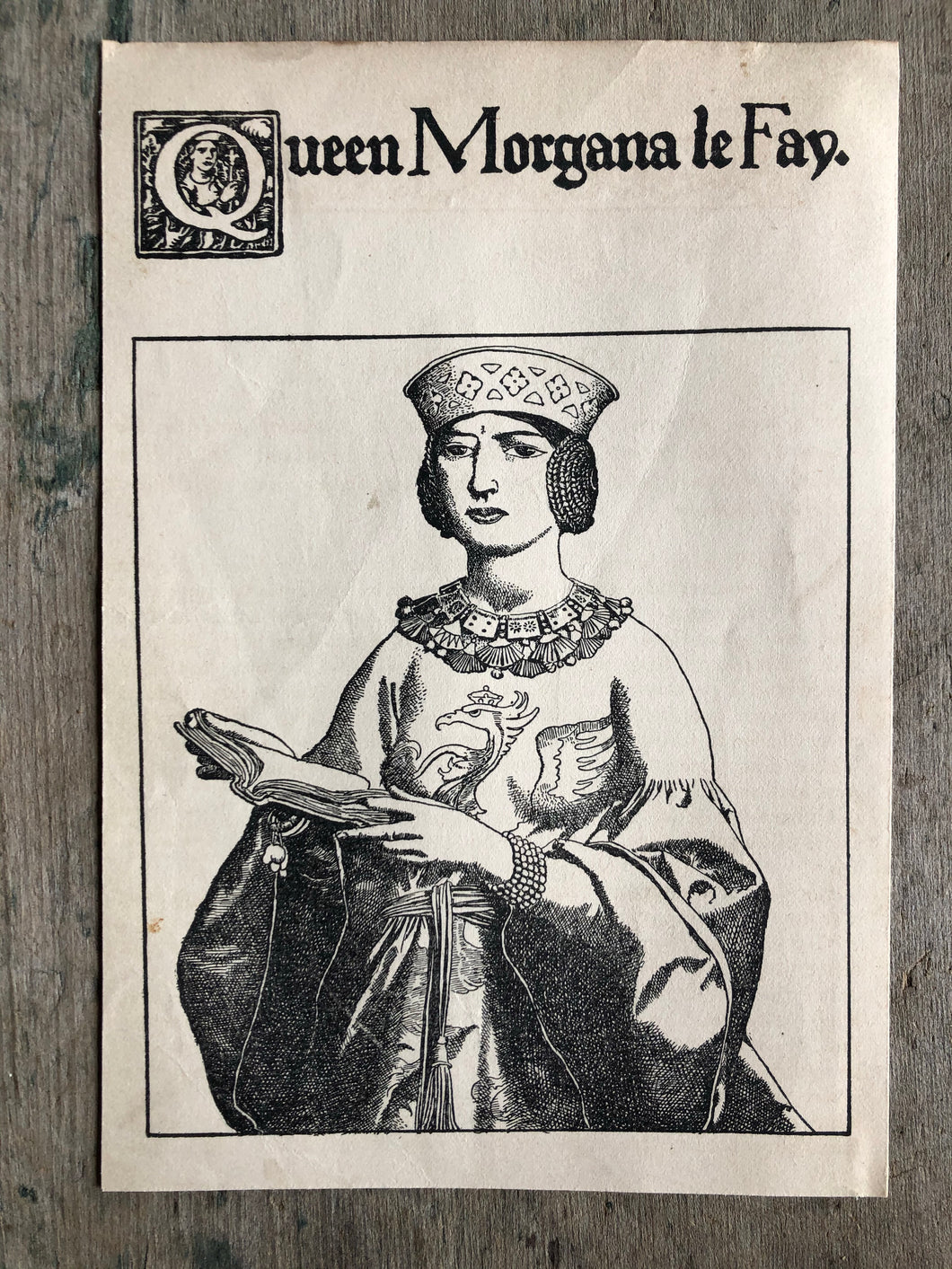 Print from “The Story of King Arthur and His Knights” by Howard Pyle