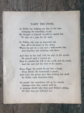 Load image into Gallery viewer, Print and Poem from Old Friends and New Faces: Tabby the Piper

