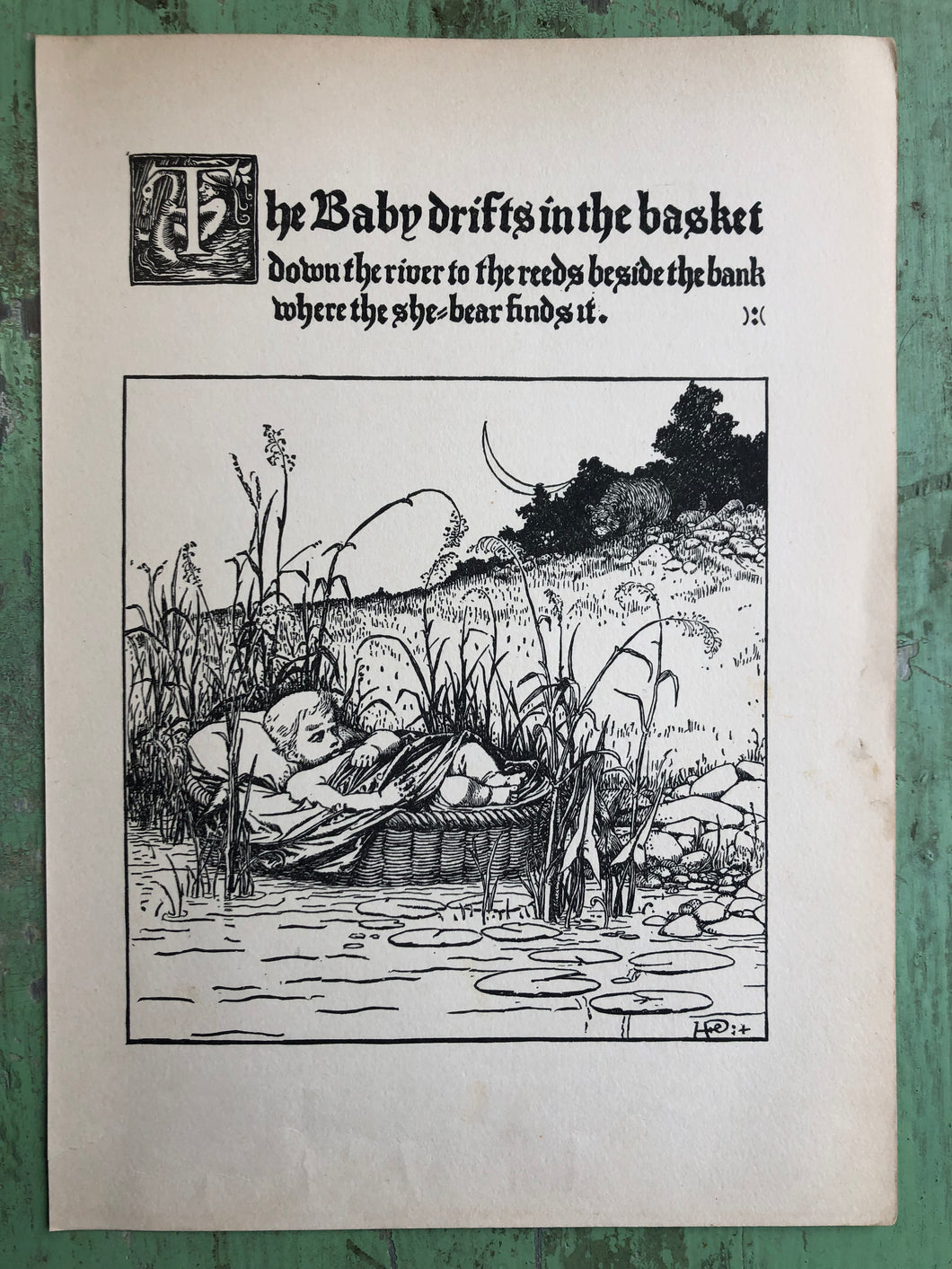 Print from The Wonder Clock by Howard Pyle