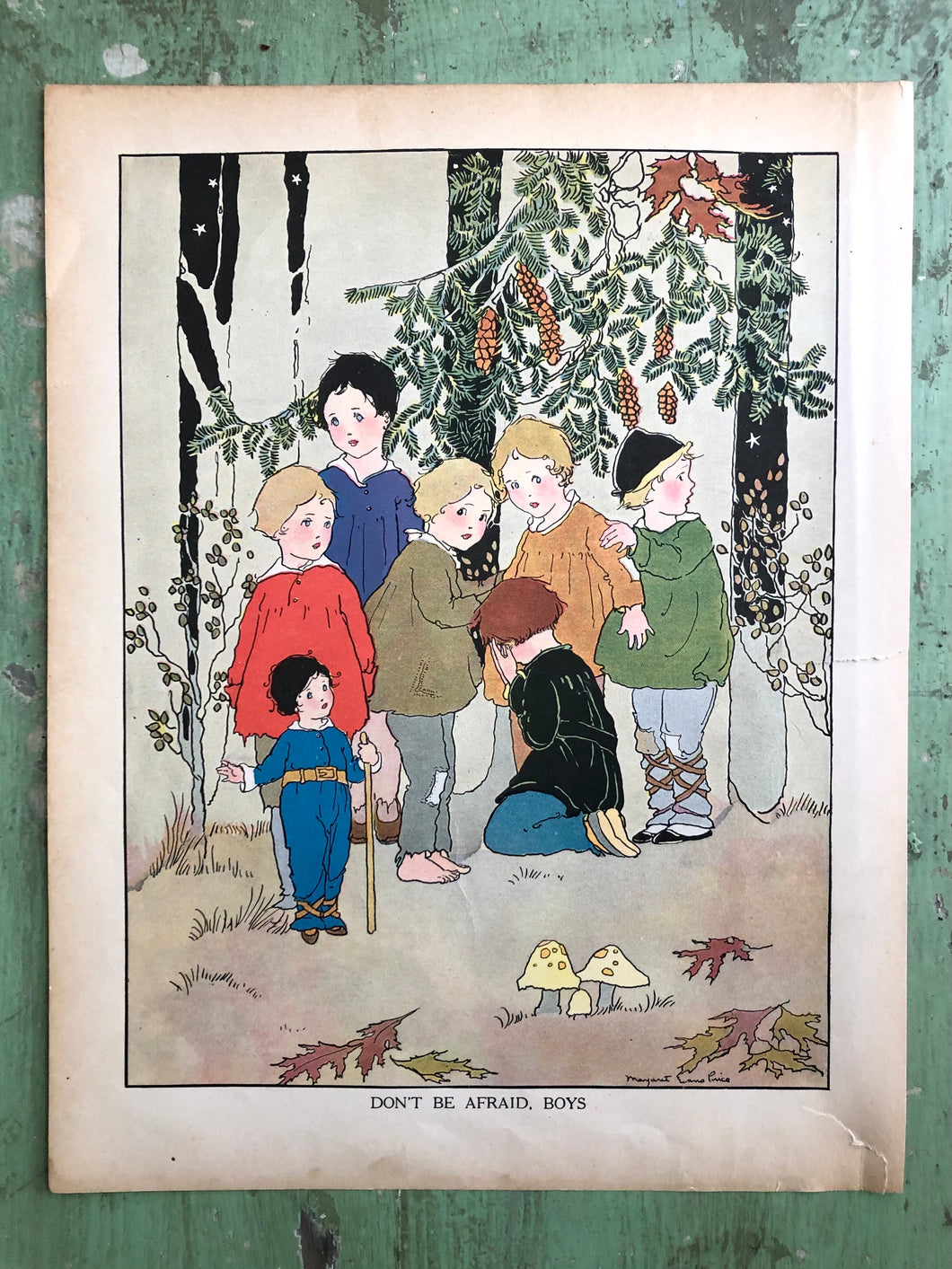 Print illustrated by Margaret Evans Price from “Once Upon a Time: A Book of Old-Time Fairy Tales”