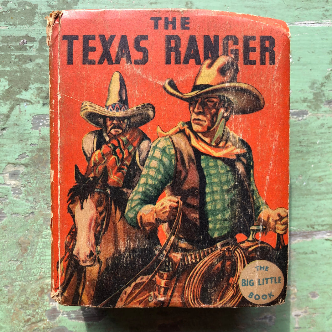 The Texas Ranger on the Trail of the Dog Town Rustlers. by Leon Morgan. Illustrated by Hal Arbo