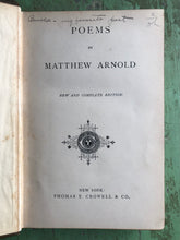 Load image into Gallery viewer, The Poems of Matthew Arnold. New and Complete Edition
