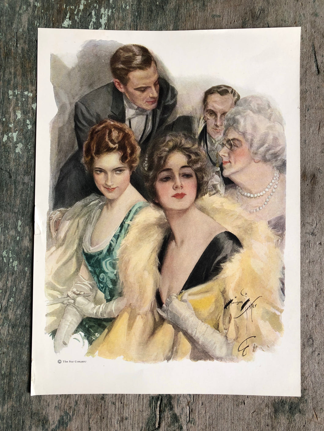 Print from Harrison Fisher Girls