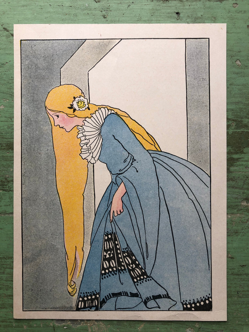 Print illustrated by Margaret Evans Price from “Once Upon a Time: A Book of Old-Time Fairy Tales”