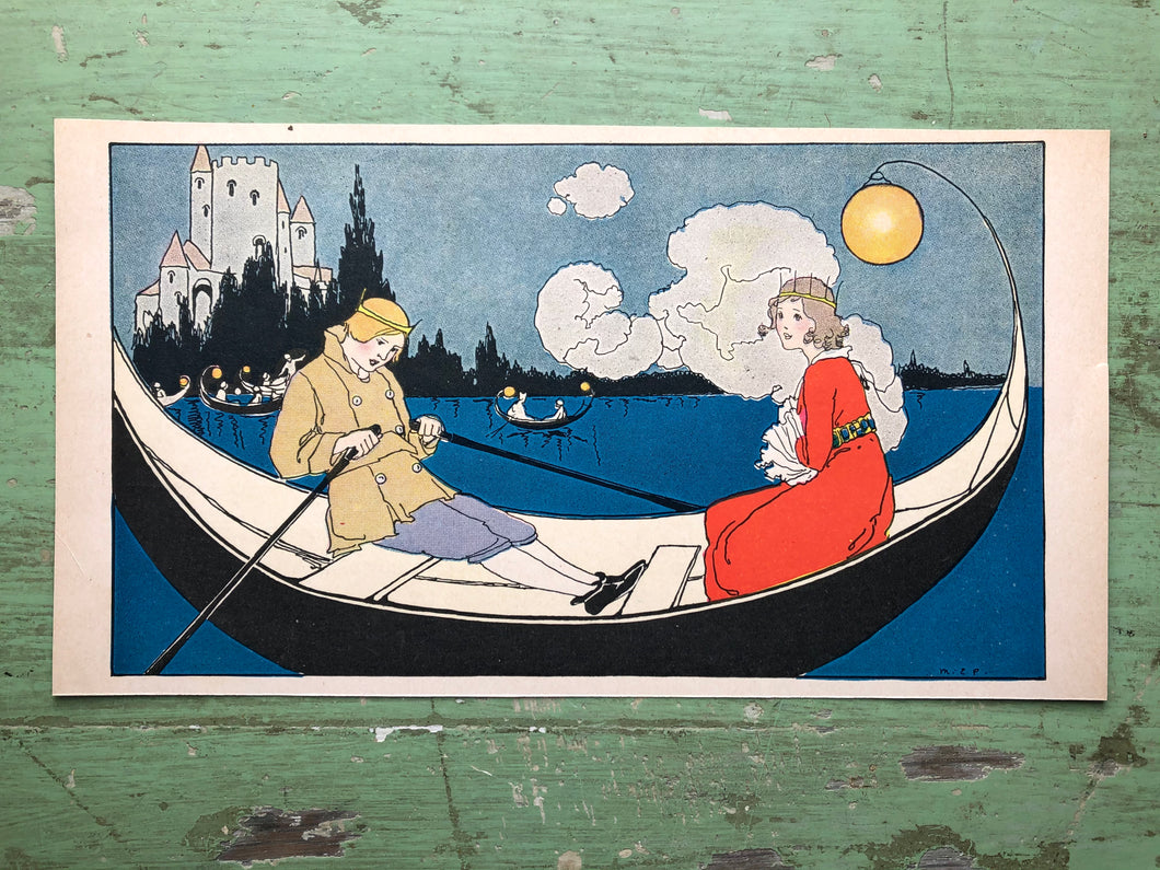 Print illustrated by Margaret Evans Price from “Once Upon a Time: A Book of Old-Time Fairy Tales”