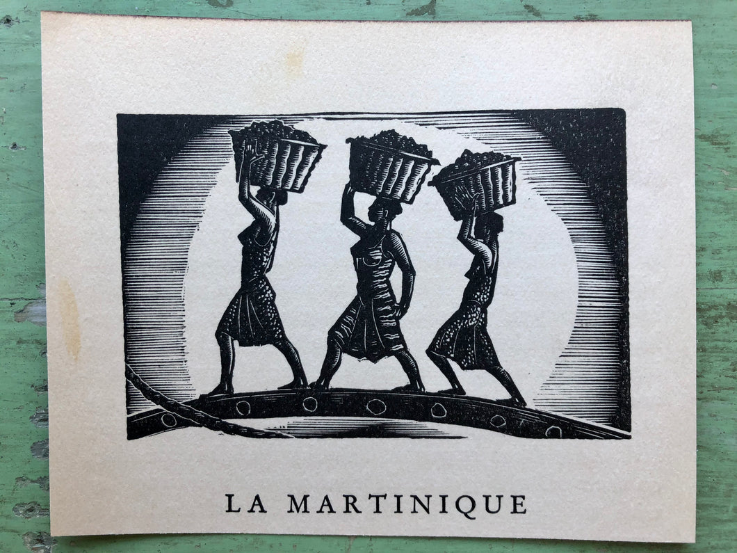 Woodcut Print by Lynd Ward from “Hot Countries” by Alec Waugh