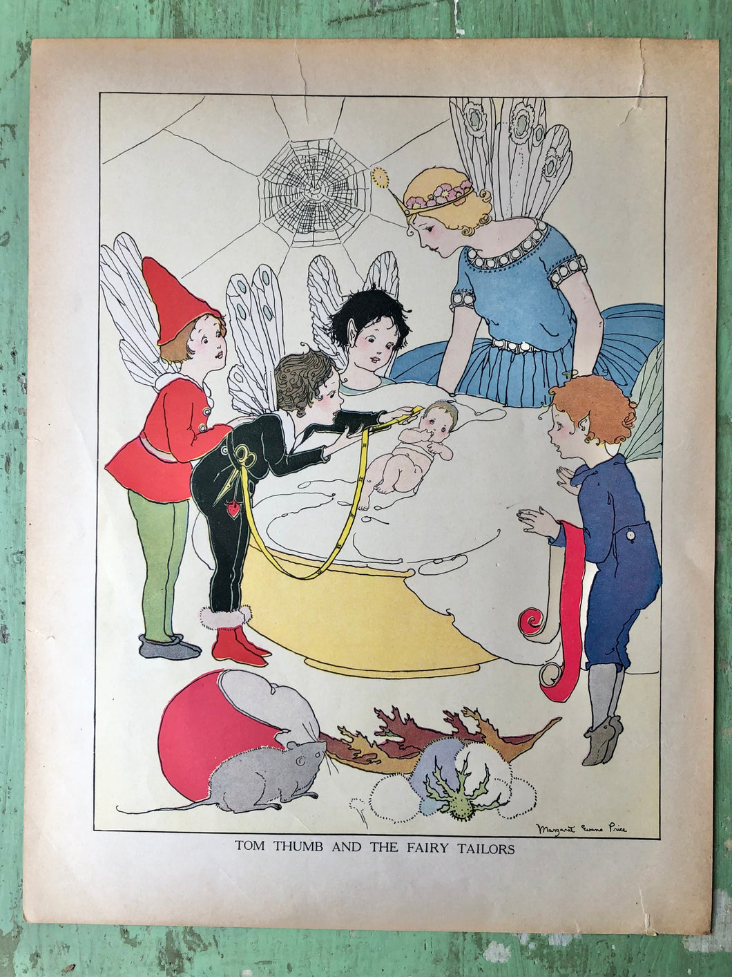 Print illustrated by Margaret Evans Price from “Once Upon a Time: A Book of Old-Time Fairy Tales”